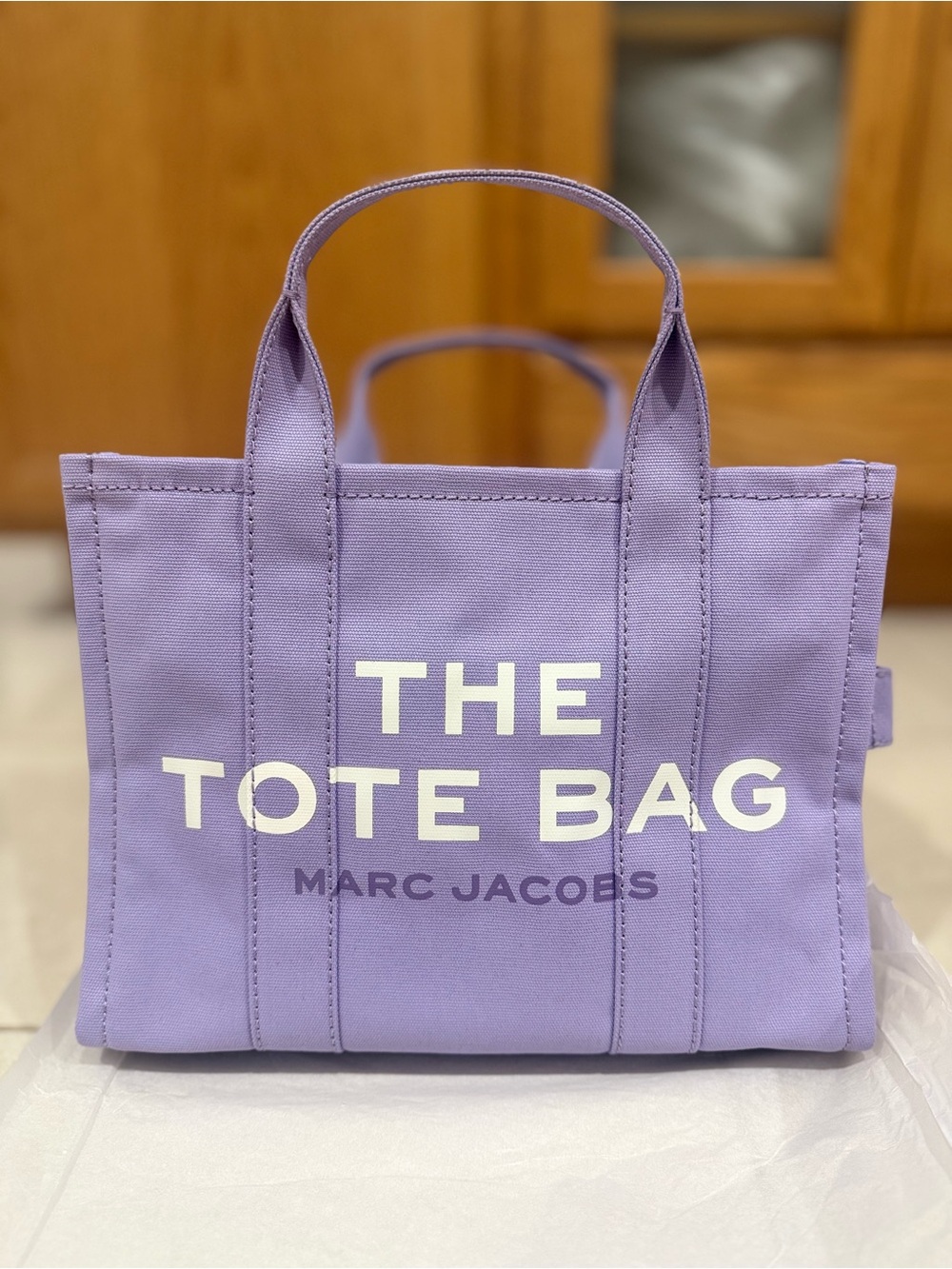NWT Marc Jacobs THE CANVAS MEDIUM TOTE BAG - lilac